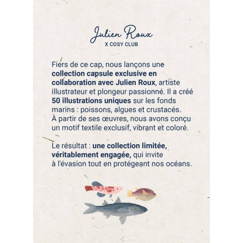 ISIDOR édition limitée | Un motif marin unique | Cosy Club