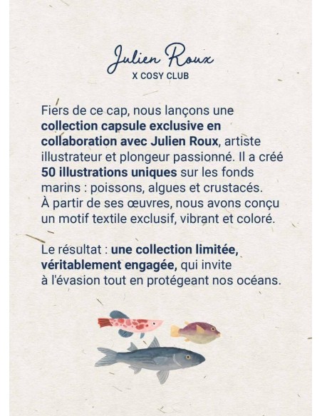 ISIDOR édition limitée | Un motif marin unique | Cosy Club