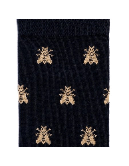 Chaussettes homme marines Napoléon - Les Abeilles d'Or