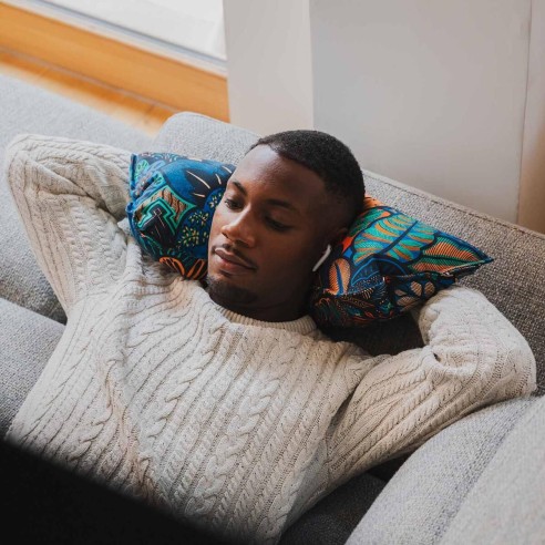 Coussin repose tête et de décoration · ƩPICUR Perséphone | Petits Cadors