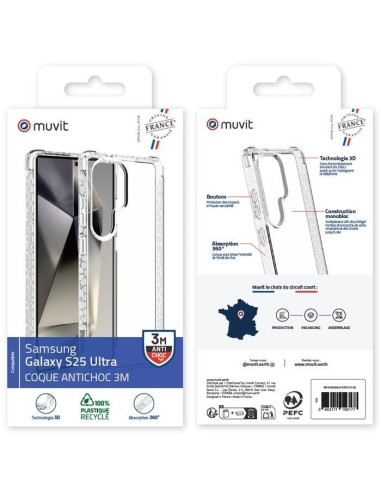 COQUE TRANSPARENTE 3M SAMSUNG GALAXY S25 ULTRA