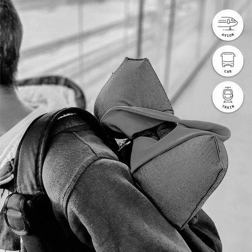 ELLIPSE Giverny | Meilleur coussin de voyage avion et train | Petits Cadors