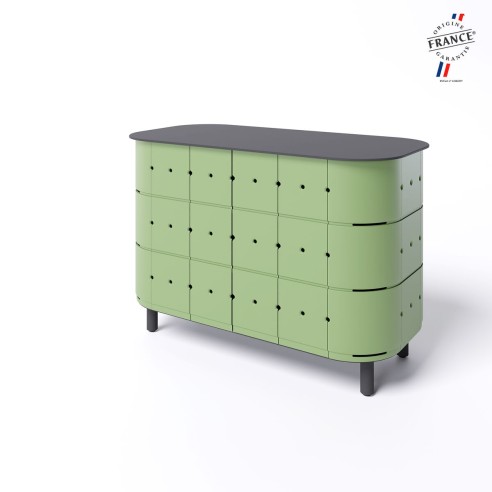 GABRIEL, le meuble de rangement extérieur inoxydable
