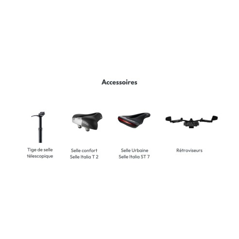 Ultima Mobility Multipath City Original – Vélo électrique urbain avec batterie intégrée 630Wh et boîte automatique