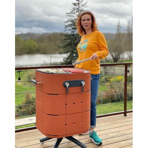 Barbecue au gaz original, design et made in France - ALUVY
