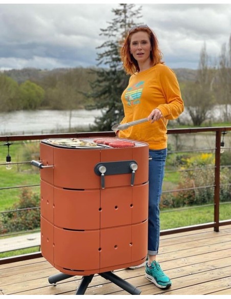 Barbecue au gaz original, design et made in France - ALUVY