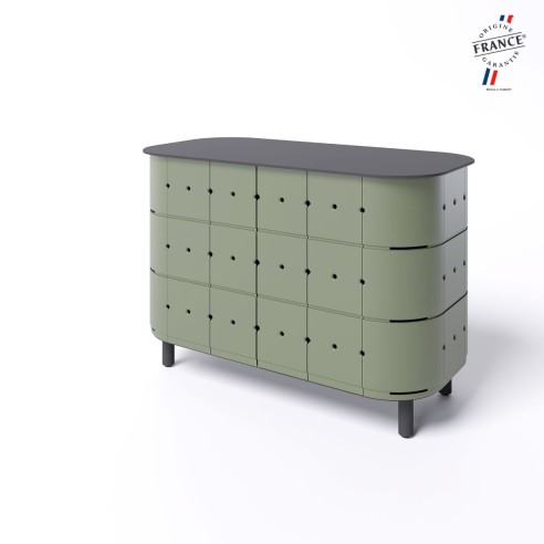 GABRIEL, le meuble de rangement extérieur inoxydable