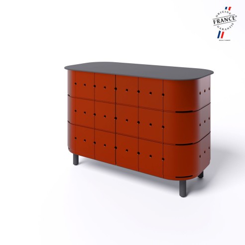 GABRIEL, le meuble de rangement extérieur inoxydable