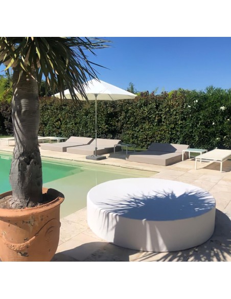 Lit rond MASSA | Confort extérieur 178 cm & waterproof