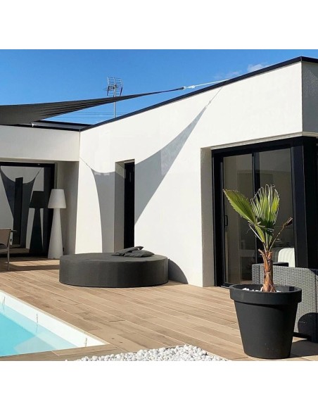 Lit rond MASSA | Confort extérieur 178 cm & waterproof