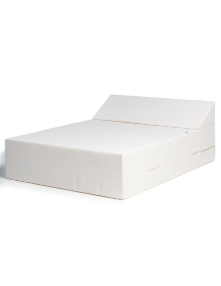 SUN PACK PALOMA POUF | 1 Lit de piscine COZIP deux places 180x140x38cm + 2 coussins 50x70 cm + 1 pouf 40x40cm