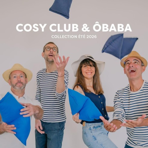 SALVADOR Lorient | Coussin de plage Cosy Club & Obaba