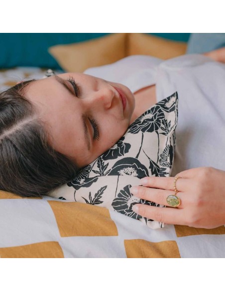 SALVADOR Vienne | Coussin de tête coton et lin | Fabriqué en France
