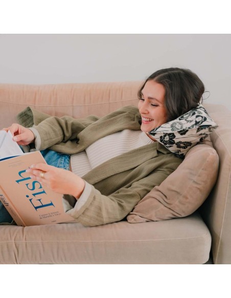 SALVADOR Vienne | Coussin de tête coton et lin | Fabriqué en France