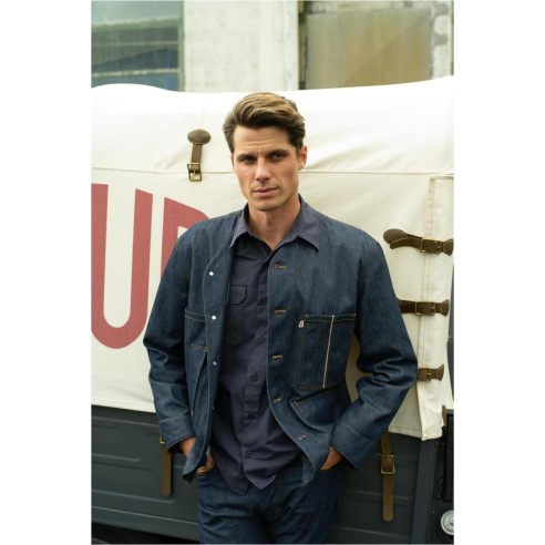 Veste Denim Brut Homme