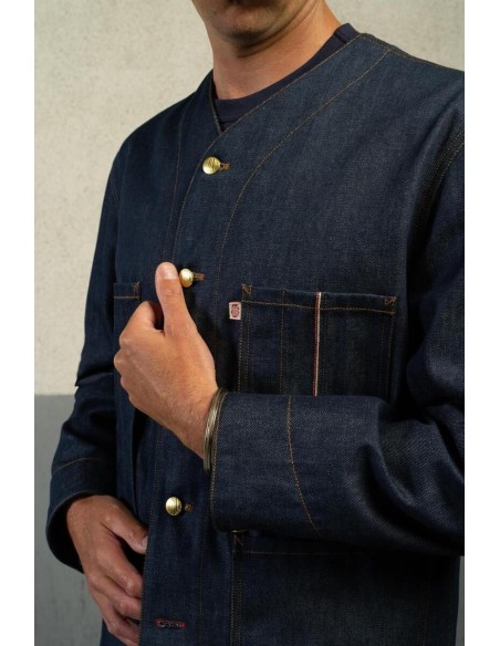 Veste Denim Brut Homme