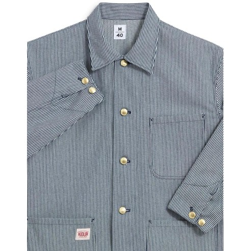 Veste Rayée Noir et Blanc Homme