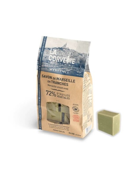 SAVONS DE MARSEILLE BRUTS 10x100g