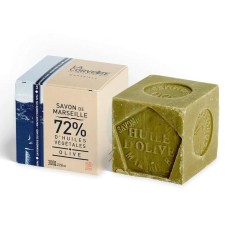 Cube de Savon de Marseille OLIVE – 500g – En boite – COSMOS NATURAL