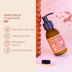 Dentifrice enfant en pâte à la fraise 2