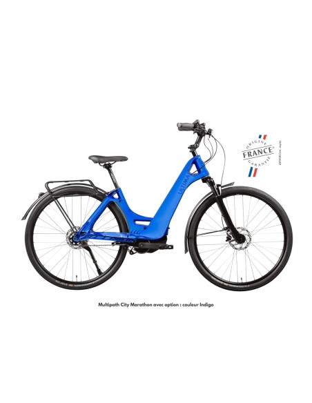 Ultima Mobility Multipath City Marathon – Vélo électrique urbain 630Wh, boîte automatique, Made in France