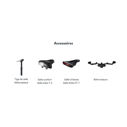 Ultima Mobility Multipath City Marathon – Vélo électrique urbain 630Wh, boîte automatique, Made in France