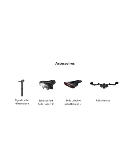 Ultima Mobility Multipath City Marathon – Vélo électrique urbain 630Wh, boîte automatique, Made in France