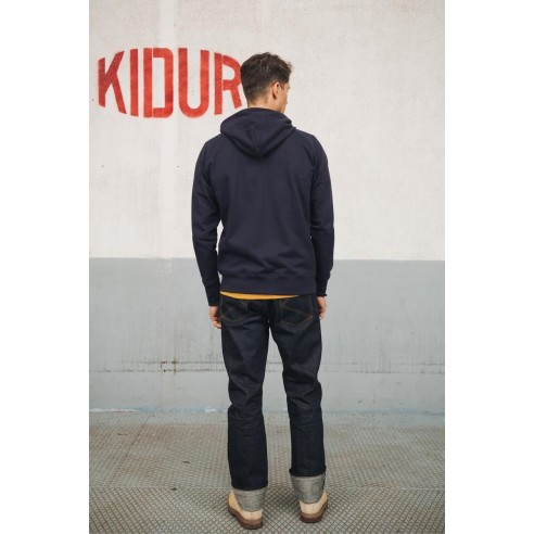 Sweat à capuche Bleu Marine Homme