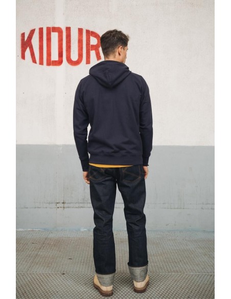 Sweat à capuche Bleu Marine Homme