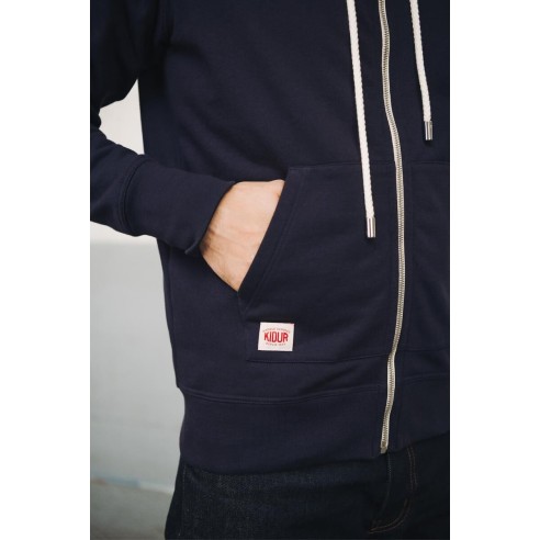 Sweat à capuche Bleu Marine Homme