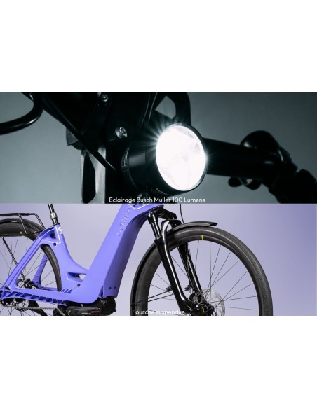 Ultima Mobility Multipath City Marathon – Vélo électrique urbain 630Wh, boîte automatique, Made in France