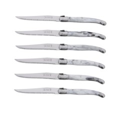 Bloc 6 couteaux Jean Dubost Laguiole marble 2