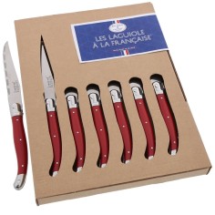 Jean Dubost Les Laguiole à la francaise, rouge