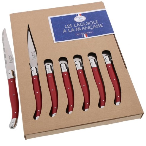 Jean Dubost Les Laguiole à la francaise, rouge