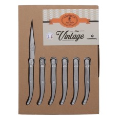 Coffret 6 couteaux Jean Dubost Laguiole Vintage