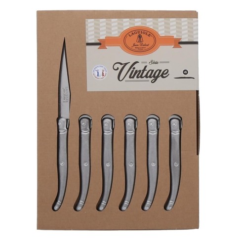 Coffret 6 couteaux Jean Dubost Laguiole Vintage
