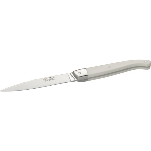 Couteau Jean Dubost Laguiole stand up premium blanc