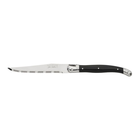 Couteau steak Jean Dubost Laguiole collection Brut, noir