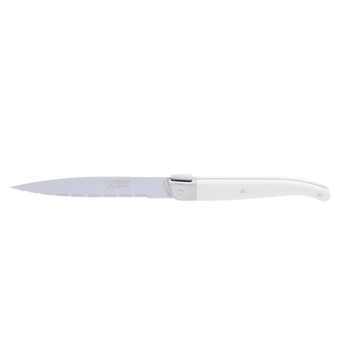 Couteau Jean Dubost Laguiole stand'up blanc, origine france garantie