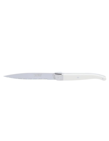 Couteau Jean Dubost Laguiole stand'up blanc, origine france garantie
