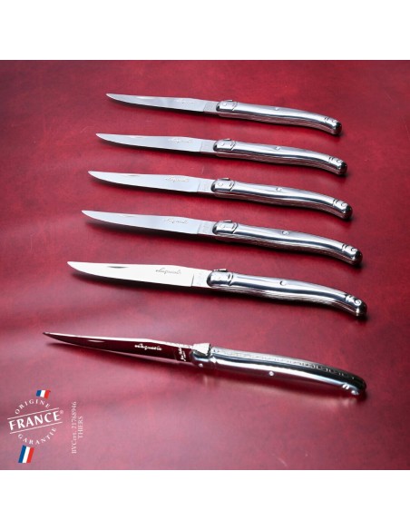 Couteaux tout inox premium Jean Dubost Laguiole®