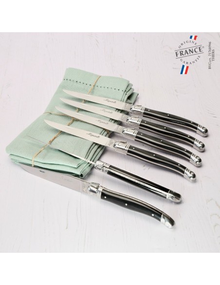 Couteaux Jean Dubost Laguiole premium noirs
