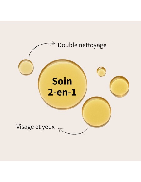 Huile métamorphose démaquillante 100% d'origine naturelle