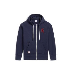Sweat à Capuche Bleu Marine Homme 2