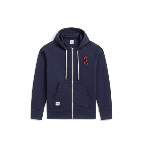 Sweat à Capuche Marine Broderie