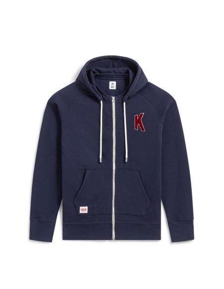 Sweat à Capuche Marine Broderie
