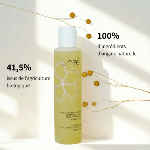 Huile métamorphose démaquillante 100% d'origine naturelle