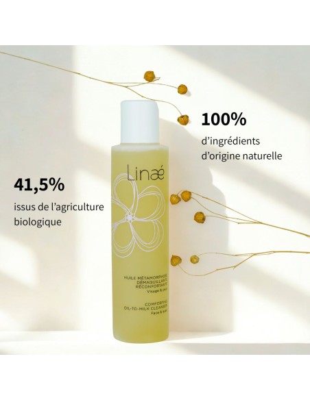 Huile métamorphose démaquillante 100% d'origine naturelle
