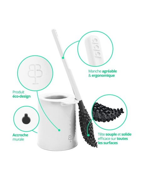 Brosse Toilette 'bbb La Brosse' Matières bio-sourcées et recyclées - Brosse WC