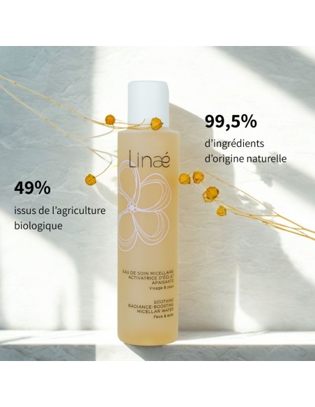 Eau de soin micellaire activatrice d'éclat - apaisante